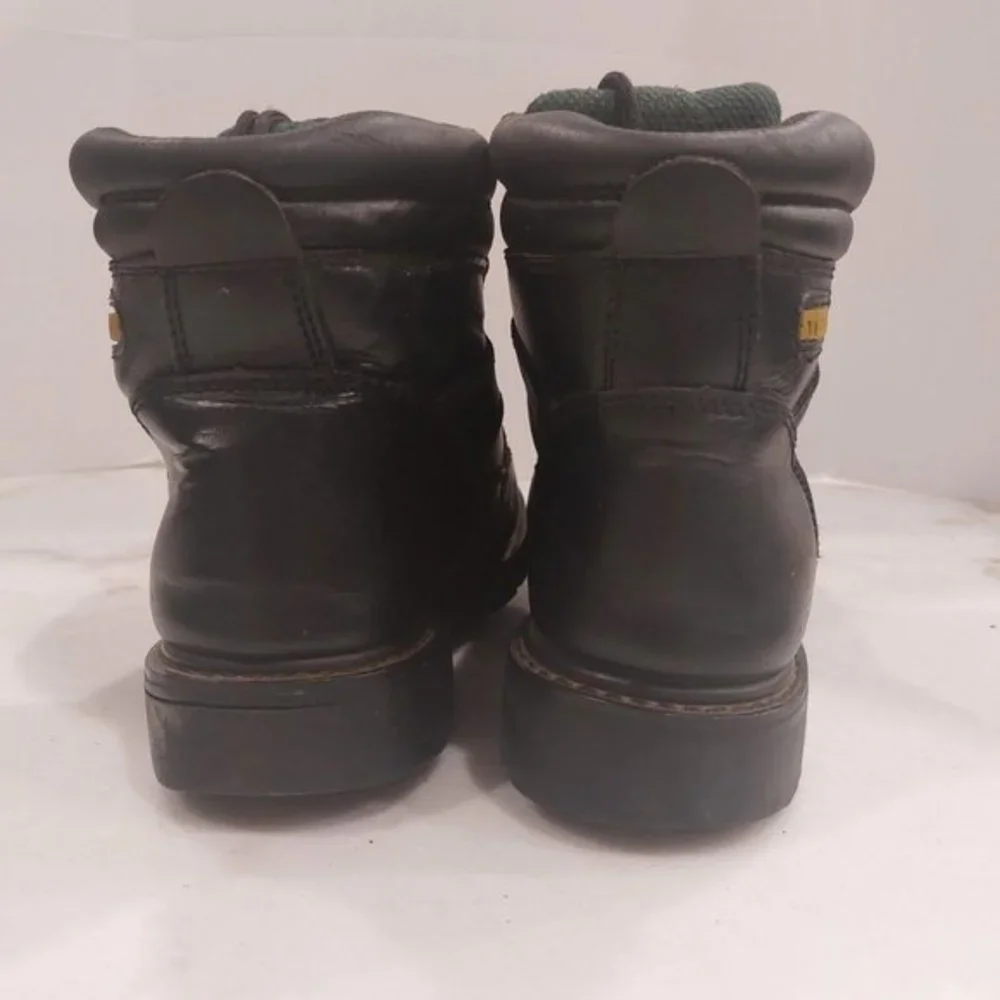 Brahma Gus Steel Toe Mens Work Leather‎ Boots Black Size 8.5EE